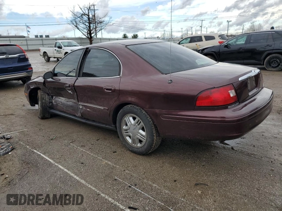 2000 Mercury Sable LS Premium with VIN 1MEFM55S0YA606201, listed as a Copart auction lot 43451915 with 101,294 mi miles and Salvage Title. Bid and sale history available at carsss.com. Image 2.