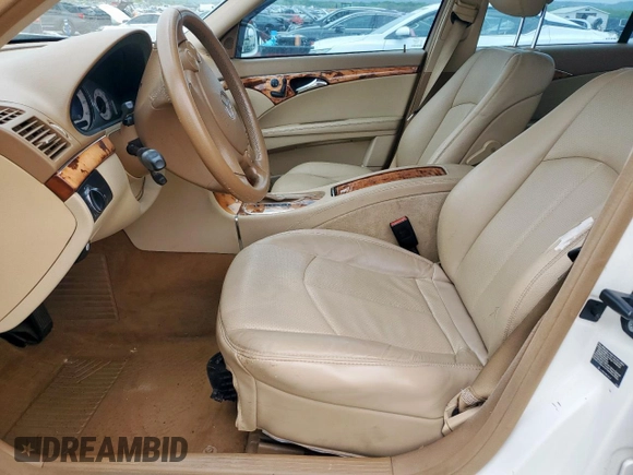 2008 Mercedes-Benz E-Class Luxury 3.5L with VIN WDBUF56X28B285414, listed as a Copart auction lot 51562605 with 0 mi miles and Salvage Title. Bid and sale history available at carsss.com. Image 7.