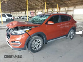 2017 Hyundai Tucson Sport z VIN KM8J33A27HU372514, wystawiony jako Copart lot #58915895 z przebiegiem 59 815 mil mil oraz Szkoda całkowita • Salvage title. Historia ofert i sprzedaży dostępna na DreamBid. Obrazek 1.