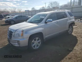 2017 GMC Terrain SLT with VIN 2GKFLUEK0H6324639, listed as a Copart auction lot 46856675 with 62,408 mi miles and Salvage Title. Bid and sale history available at carsss.com. Image 1.