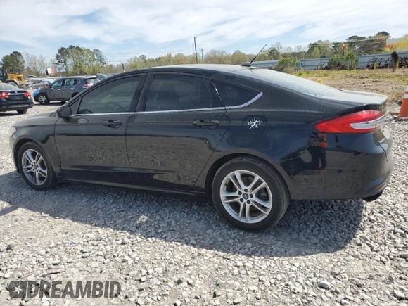 2018 Ford Fusion SE with VIN 3FA6P0HD8JR179005, listed as a Copart auction lot 50065255 with 102,378 mi miles and Salvage Title. Bid and sale history available at carsss.com. Image 2.