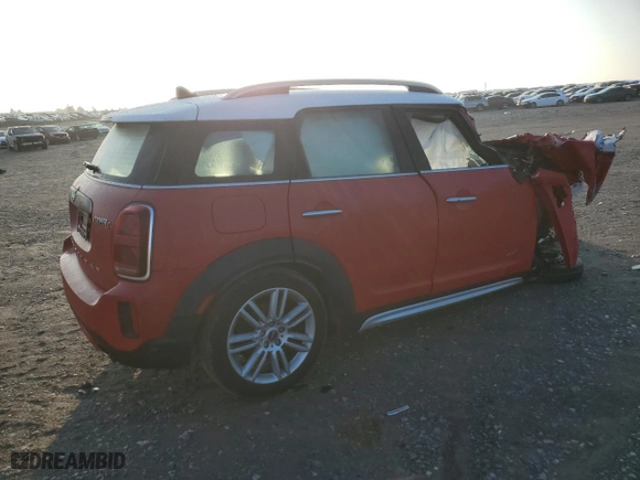 2021 MINI Countryman Cooper S with VIN WMZ83BR08M3M90197, listed as a Copart auction lot 86820454 with 0 mi miles and Salvage Title. Bid and sale history available at carsss.com. Image 3.