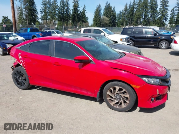 2016 Honda Civic Sedan EX with VIN 2HGFC2F82GH501246, listed as a IAAI auction lot 41970521 with 187,311 mi miles. Bid and sale history available at carsss.com. Image 13.