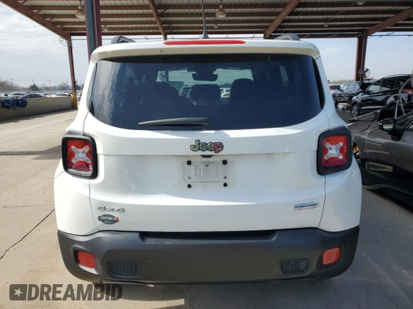 2017 Jeep Renegade Latitude with VIN ZACCJBBB9HPE95809, listed as a Copart auction lot 45091095 with 138,263 mi miles and Clean Title. Bid and sale history available at carsss.com. Image 6.