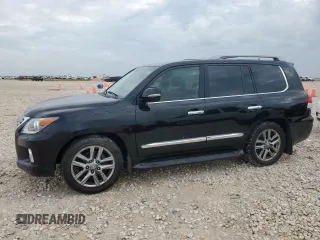 2014 Lexus LX 570 with VIN JTJHY7AXXE4155281, listed as a Copart auction lot 63410865 with 182,457 mi miles and Clean title. Bid and sale history available at DreamBid. Image 1.