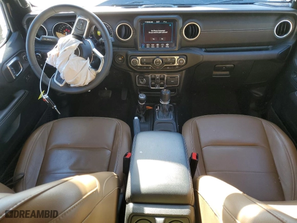 2023 Jeep Wrangler 4xe Sahara with VIN 1C4JJXP65PW585394, listed as a Copart auction lot 85741584 with 27,125 mi miles and Salvage Title. Bid and sale history available at carsss.com. Image 8.