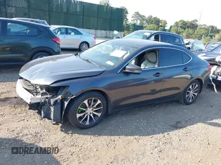 2015 Acura TLX with VIN 19UUB1F31FA023293, listed as a IAAI auction lot 40310652 with 117,350 mi miles. Bid and sale history available at carsss.com. Image 17.