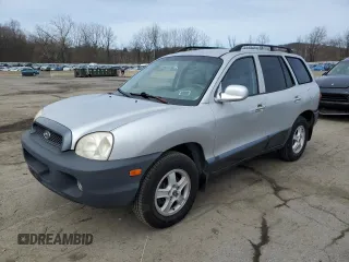 2002 Hyundai Santa Fe GLS with VIN KM8SC73D42U208557, listed as a Copart auction lot 51815115 with 124,730 mi miles and Clean Title. Bid and sale history available at carsss.com. Image 1.