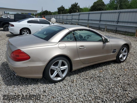 2005 Mercedes-Benz SL 500 with VIN WDBSK75F25F102914, listed as a Copart auction lot 54002705 with 117,692 mi miles and Clean Title. Bid and sale history available at DreamBid. Image 3.