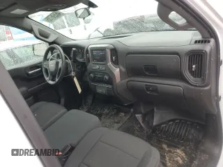 2021 Chevrolet Silverado 1500 Work Truck with VIN 3GCNWAEF8MG344569, listed as a Copart auction lot 46596735 with 57,350 mi miles and Salvage Title. Bid and sale history available at carsss.com. Image 8.