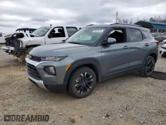 2022 Chevrolet TrailBlazer LT with VIN KL79MPSL1NB043038, listed as a Copart auction lot 48073515 with 69,613 mi miles and Clean Title. Bid and sale history available at carsss.com. Image 1.