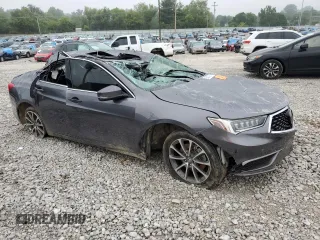 2020 Acura TLX with VIN 19UUB2F37LA001803, listed as a Copart auction lot 63203614 with 0 mi miles and Non Repairable. Bid and sale history available at carsss.com. Image 4.