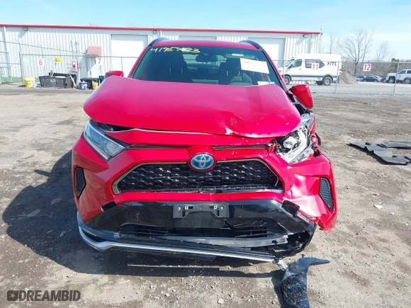 2021 Toyota RAV4 Prime SE with VIN JTMAB3FV2MD059200, listed as a IAAI auction lot 41957023 with 27,451 mi miles. Bid and sale history available at carsss.com. Image 12.