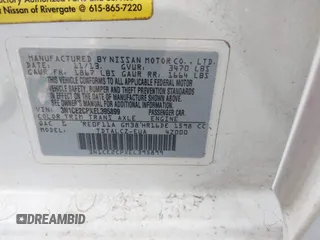 2014 Nissan Note SV with VIN 3N1CE2CPXEL395899, listed as a IAAI auction lot 41923275 with 149,730 mi miles and . Bid and sale history available at DreamBid. Image 9.