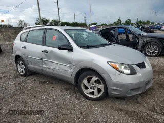 2003 Pontiac Vibe with VIN 5Y2SL62843Z456217, listed as a Copart auction lot 68135204 with 121,847 mi miles and Salvage Title. Bid and sale history available at carsss.com. Image 4.