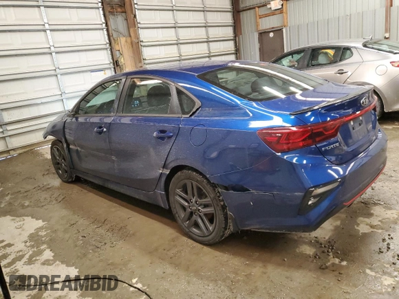 2021 Kia Forte GT-Line with VIN 3KPF34AD6ME306904, listed as a Copart auction lot 45990485 with 91,200 mi miles and Salvage Title. Bid and sale history available at carsss.com. Image 2.