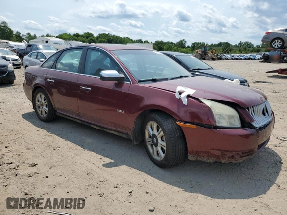 2008 Mercury Sable Premier with VIN 1MEHM42W48G601221, listed as a Copart auction lot 63015965 with 137,885 mi miles and Clean title. Bid and sale history available at DreamBid. Image 4.
