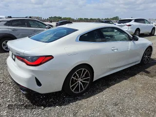 2025 BMW 4 Series 430i with VIN WBA43DA01SCT01356, listed as a Copart auction lot 53862335 with 17,451 mi miles and Clean title. Bid and sale history available at DreamBid. Image 3.