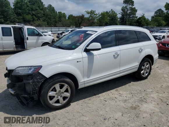 2015 Audi Q7 Premium Plus с VIN WA1LGAFE6FD025997, выставлен на аукционе Copart как лот 59973905 с пробегом 115 980 миль миль и Списание • Salvage title. История ставок и продаж доступна на DreamBid. Изображение 1.