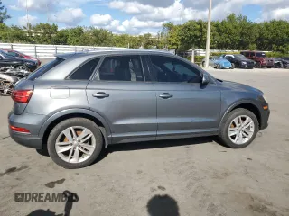 2017 Audi Q3 Premium with VIN WA1BCCFS5HR005531, listed as a Copart auction lot 85394434 with 0 mi miles and Clean Title. Bid and sale history available at carsss.com. Image 3.