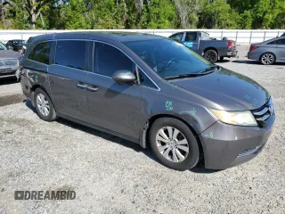 2015 Honda Odyssey EX-L with VIN 5FNRL5H66FB102871, listed as a Copart auction lot 49320715 with 169,650 mi miles and Salvage Title. Bid and sale history available at DreamBid. Image 4.