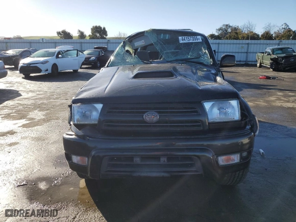 2000 Toyota 4Runner SR5 with VIN JT3HN86R1Y0317584, listed as a Copart auction lot 44157355 with 199,957 mi miles and Salvage Title. Bid and sale history available at carsss.com. Image 5.
