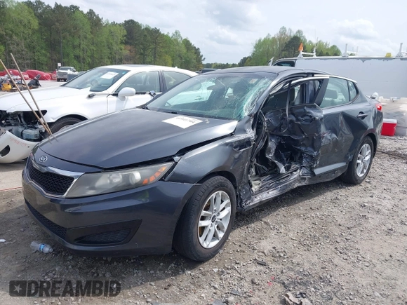 2011 Kia Optima LX with VIN KNAGM4A75B5054483, listed as a IAAI auction lot 41941704 with Not Provided miles and . Bid and sale history available at DreamBid. Image 2.