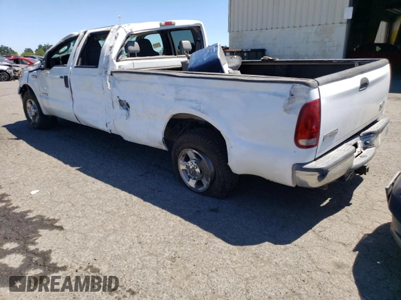 2005 Ford F-250 XL with VIN 1FTSW20P85EC42755, listed as a Copart auction lot 59545484 with Not Provided miles and Salvage Title. Bid and sale history available at DreamBid. Image 2.