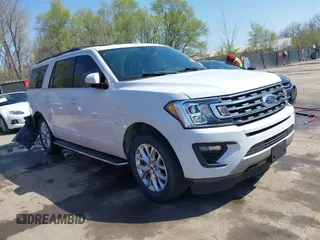 2020 Ford Expedition Max XLT z VIN 1FMJK1JT9LEA76235, wystawiony jako IAAI lot #41972476 z przebiegiem 161 436 mil mil oraz . Historia ofert i sprzedaży dostępna na DreamBid. Obrazek 1.