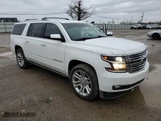 2020 Chevrolet Suburban Premier with VIN 1GNSKJKJ9LR123382, listed as a Copart auction lot 86950554 with 45,616 mi miles and Salvage Title. Bid and sale history available at carsss.com. Image 4.