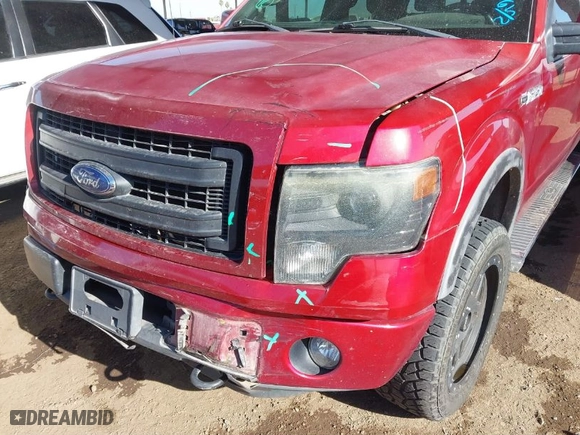 2013 Ford F-150 XL with VIN 1FTFW1EFXDKE45786, listed as a IAAI auction lot 41500157 with 138,434 mi miles. Bid and sale history available at carsss.com. Image 6.
