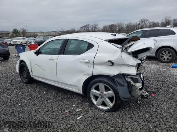 2013 Dodge Avenger with VIN 1C3CDZAB8DN665053, listed as a Copart auction lot 44249065 with 156,338 mi miles and Salvage Title. Bid and sale history available at DreamBid. Image 2.