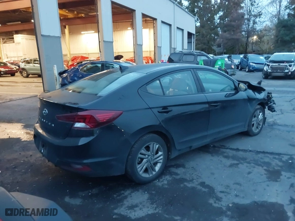 2019 Hyundai Elantra Preferred with VIN KMHD84LF9KU735813, listed as a IAAI auction lot 41073996 with 96,326 mi miles. Bid and sale history available at carsss.com. Image 4.