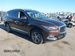 2019 Infiniti QX60 Pure z VIN 5N1DL0MM4KC569307, wystawiony jako IAAI lot #42300605 z przebiegiem 40 336 mil mil oraz . Historia ofert i sprzedaży dostępna na DreamBid. Obrazek 1.