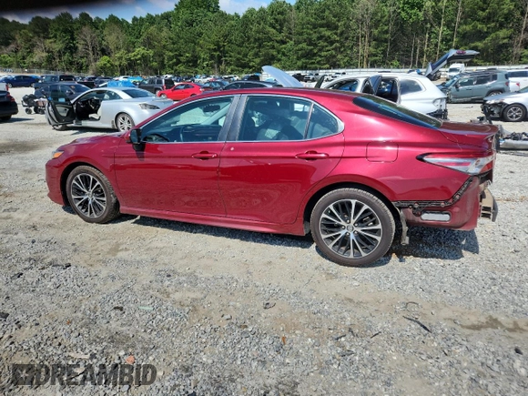2018 Toyota Camry LE with VIN 4T1B11HK5JU588145, listed as a Copart auction lot 59882425 with 196,792 mi miles and Salvage title. Bid and sale history available at DreamBid. Image 2.