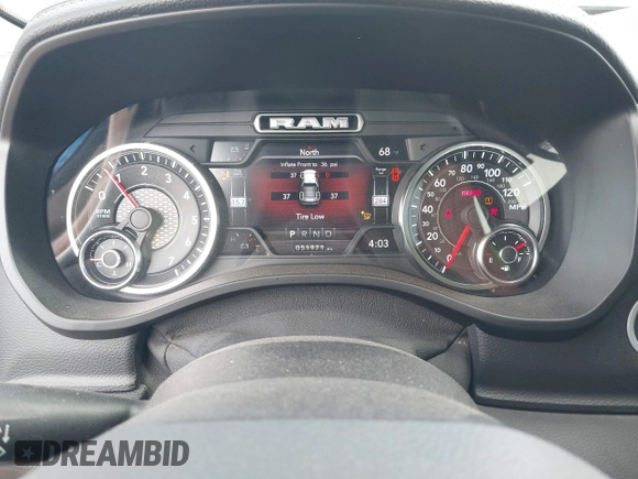 2021 Ram 1500 Laramie with VIN 1C6SRFJT1MN774879, listed as a IAAI auction lot 42242318 with 51,971 mi miles and . Bid and sale history available at DreamBid. Image 7.