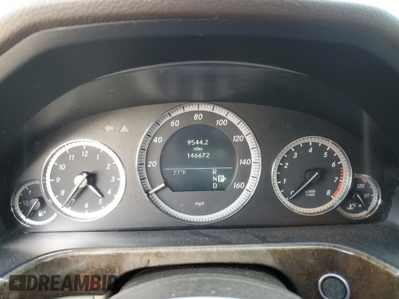2010 Mercedes-Benz E 550 Luxury with VIN WDDHF7CB7AA162572, listed as a Copart auction lot 43745305 with 146,672 mi miles and Salvage Title. Bid and sale history available at DreamBid. Image 9.