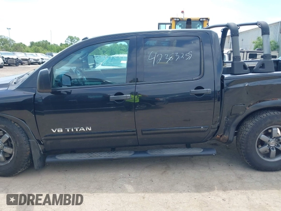 2013 Nissan Titan SV with VIN 1N6AA0EC4DN302479, listed as a IAAI auction lot 42383255 with 112,991 mi miles and . Bid and sale history available at DreamBid. Image 14.