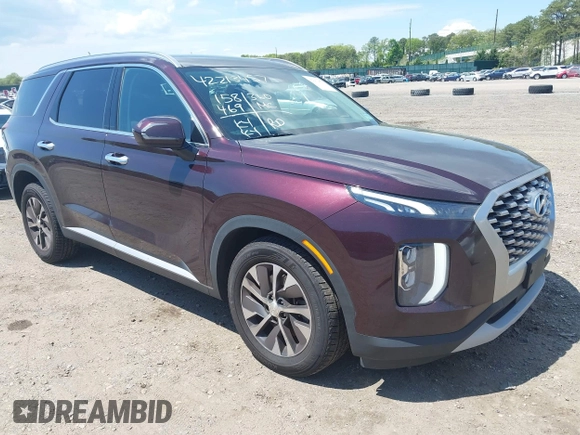 2021 Hyundai Palisade SEL z VIN KM8R2DHE9MU175205, wystawiony jako IAAI lot #42213457 z przebiegiem 158 469 mil mil oraz . Historia ofert i sprzedaży dostępna na DreamBid. Obrazek 1.