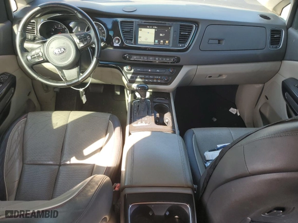 2015 Kia Sedona EX with VIN KNDMC5C16F6045279, listed as a Copart auction lot 49747785 with 143,721 mi miles and Clean Title. Bid and sale history available at carsss.com. Image 8.