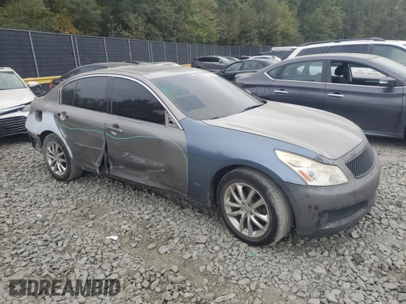 2008 Infiniti G35 x with VIN JNKBV61F88M266885, listed as a Copart auction lot 76283264 with 199,619 mi miles and Salvage Title. Bid and sale history available at DreamBid. Image 4.