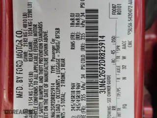 2013 Lincoln MKZ with VIN 3LN6L2G92DR825914, listed as a Copart auction lot 75404634 with 104,780 mi miles and Clean Title. Bid and sale history available at carsss.com. Image 12.