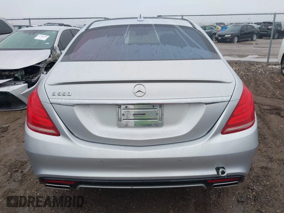 2015 Mercedes-Benz S-Class S 550 with VIN WDDUG8CB4FA132292, listed as a IAAI auction lot 41436153 with 83,505 mi miles. Bid and sale history available at carsss.com. Image 16.