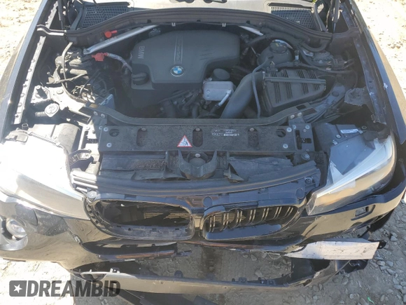 2015 BMW X3 xDrive28i with VIN 5UXWX9C51F0D50006, listed as a Copart auction lot 55312035 with 158,404 mi miles and Clean Title. Bid and sale history available at DreamBid. Image 11.