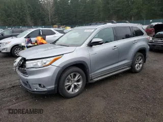 2015 Toyota Highlander Hybrid Limited with VIN 5TDDCRFH1FS012786, listed as a Copart auction lot 88916045 with 55,717 mi miles and Salvage Title. Bid and sale history available at carsss.com. Image 1.