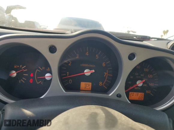 2004 Nissan 350Z Enthusiast with VIN JN1AZ34D24M103270, listed as a Copart auction lot 42976215 with 201,915 mi miles and Salvage Title. Bid and sale history available at DreamBid. Image 9.