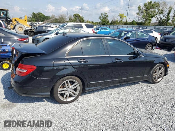 2014 Mercedes-Benz C 250 Sport with VIN WDDGF4HB4EA940397, listed as a Copart auction lot 48552465 with 132,003 mi miles and Salvage title. Bid and sale history available at DreamBid. Image 3.