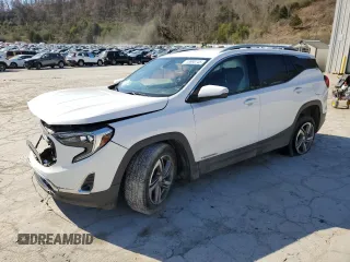 2020 GMC Terrain SLT z VIN 3GKALPEV4LL301469, wystawiony jako Copart lot #48996745 z przebiegiem Nie podano mil oraz Szkoda całkowita • Salvage title. Historia ofert i sprzedaży dostępna na DreamBid. Obrazek 1.