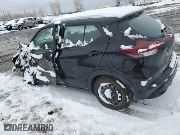 2025 Nissan Kicks SV с VIN 3N1CP5CV4SL472689, выставлен на аукционе Copart как лот 52130535 с пробегом 966 миль миль и Списание • Salvage title. История ставок и продаж доступна на DreamBid. Изображение 2.