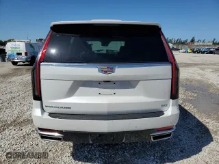 2022 Cadillac Escalade 4WD Premium Luxury with VIN 1GYS4BKL1NR336236, listed as a Copart auction lot 49433965 with 25,106 mi miles and Salvage Title. Bid and sale history available at carsss.com. Image 6.